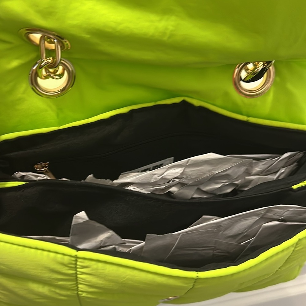 NWT! Future Collective Gabriella Karefa-Johnson lime green crossbody bag - Picture 7 of 8